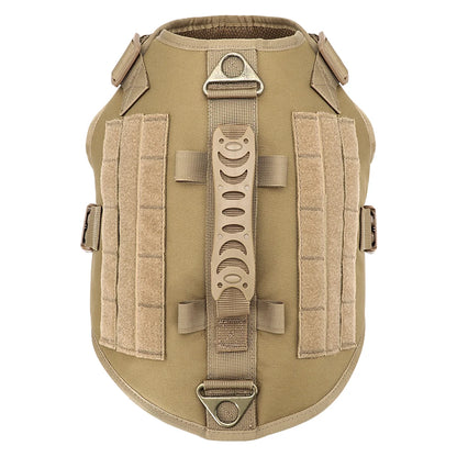 Tactical Dog Harness No Pull Adjustable Military Pet Training Harness Molle Vest With Handle For Medium Large Dogs Outdoor Hike