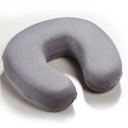 Memory Foam Neck Pillow Resting Head Neck U Shape Soft Travel Pillow For Office Train Rest Airplane 15 Colors Neck Pillows