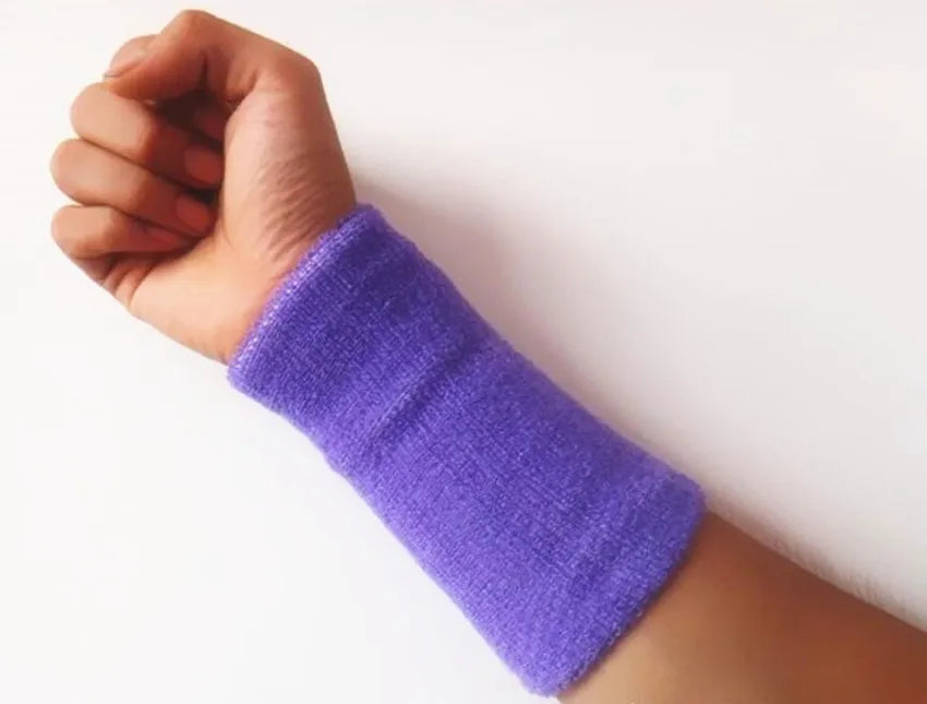 High Quality Sports Sweat Towel Wristband Cotton Elastic Bandage Hand Sport Wristband Gym Support Wrist Brace Wrap Carpal Tunnel
