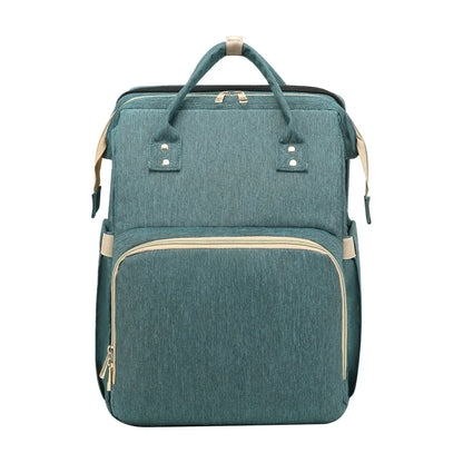 Mummy Maternity Nappy Bag Large Capacity Portable Folding Travel Beds Baby Stuff Mommy Bag Women Outdoor Stroller Backpack