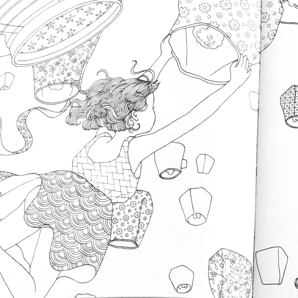 Livre pour enfants Graffiti Coloring Book Peinture English Books Zen Mandalas