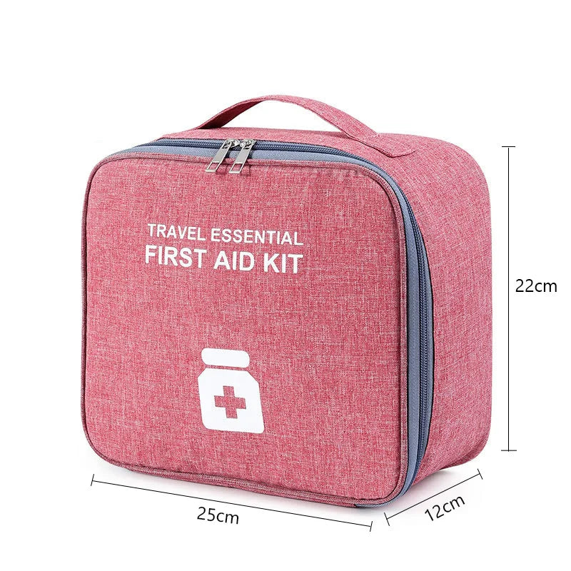Mini Portable Medicine Storage Bag Camping Outdoor Travel First Aid Kit Medicine Bags Organizer Emergency Survival Bag Pill Case