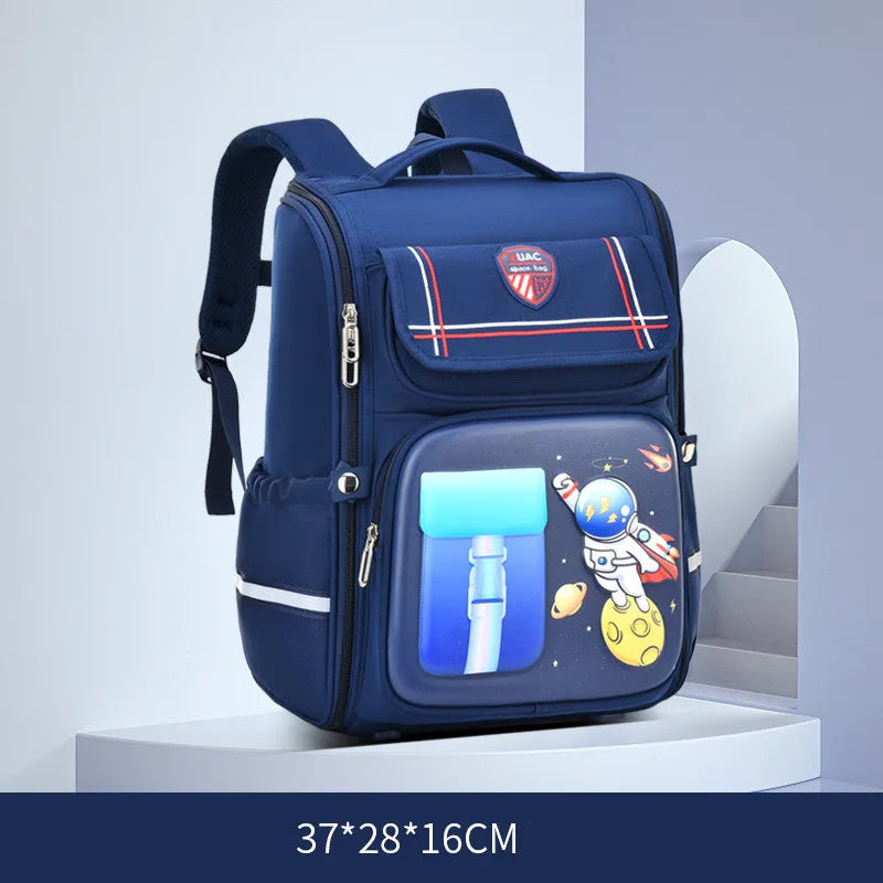 2023 Fashion Cartoon Student Mochila Escolar 1-6 Grade Spine Care Shoulder Bag High Quality School Bags