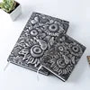 A5 Luxury European Retro Sunflower Journal Note Book Notepad Unique Personalized Carved PU Leather Embossed Cover Notebooks