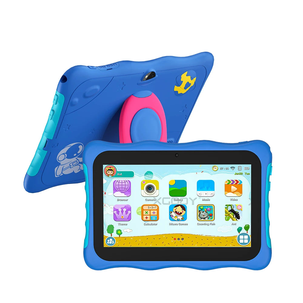 Hot Selling 7 Inch Android 11 Tablet Smart Touch Screen HD Used RAM 6+128GB for Educational Use for Children