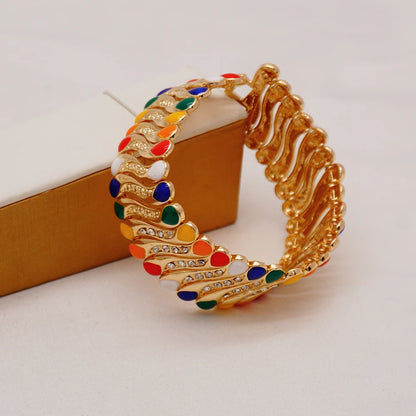 2023 Fine Jewelry Sets For Women Dubai Bridal Wedding Gifts Necklace Bracelet Earrings Ring Jewellery Set African Bead jewelry