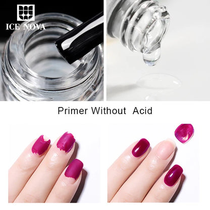 Wholesale High Quality Transparent 1kg Natural Eco-friendly Own Brand Acid Free Primer Nail Polish Uv Nail Polish Nail Supplies