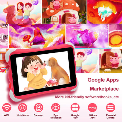 Tablette Pour Enfant Avec Sim, Wintouch Kids Tablet 7 Inch 8gb Android 5.0 Gms Tablets 3g Sim Card Tablet Pc