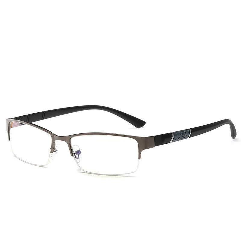 New Trend Reading Glasses Reading Glasses Men and Women High Quality Half Frame Diopters Business Office Men Reading Glasses