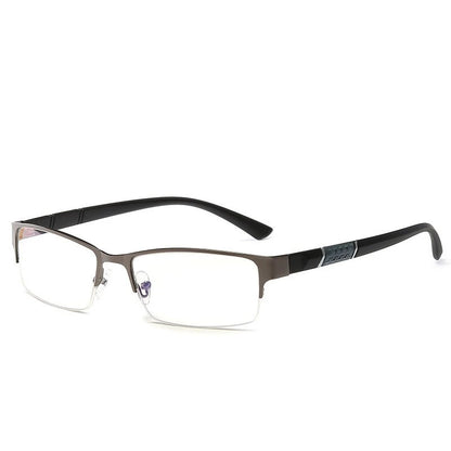 New Trend Reading Glasses Reading Glasses Men and Women High Quality Half Frame Diopters Business Office Men Reading Glasses