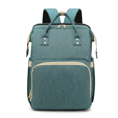 Mummy Maternity Nappy Bag Large Capacity Portable Folding Travel Beds Baby Stuff Mommy Bag Women Outdoor Stroller Backpack