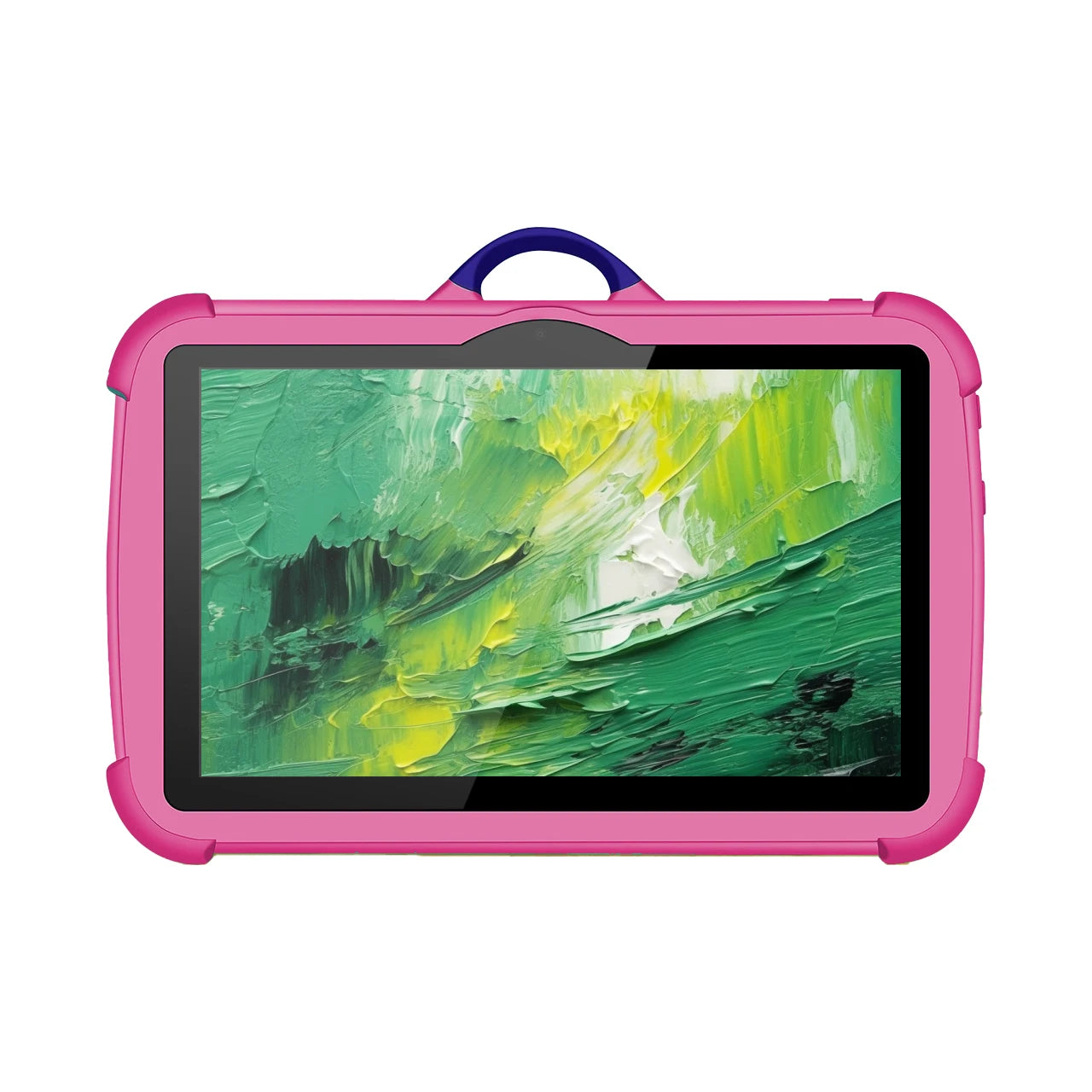2025 Kids Tablet 7 Inch IPS HD Screen Quad Core Processor 4GB RAM 64GB ROM Toddler Tablet with Protective Case Kids Tablet