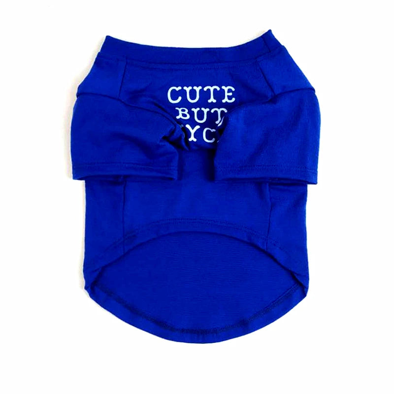 Dog Clothes for Pet Cat Vest Clothes For Small Dogs Cats Cotton Fashion Clothes for French Bulldog Pet T-shirt Chihuahua Costume
