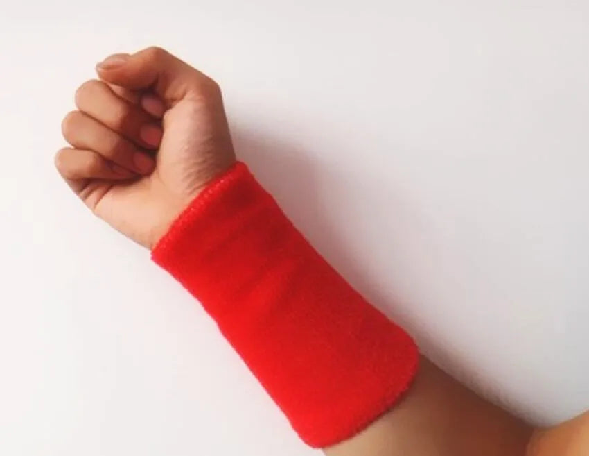 High Quality Sports Sweat Towel Wristband Cotton Elastic Bandage Hand Sport Wristband Gym Support Wrist Brace Wrap Carpal Tunnel