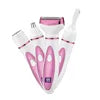 Portable Electric USB Rechargeable Ladies Shaving Razor Painless Facial Hair Removal 4 in 1 for Women