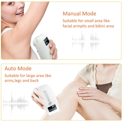 IPL Laser Epilator for Women Home Use Permanent Hair Removal Electric Painless Threading Whole Body Hair Remover Depilatory