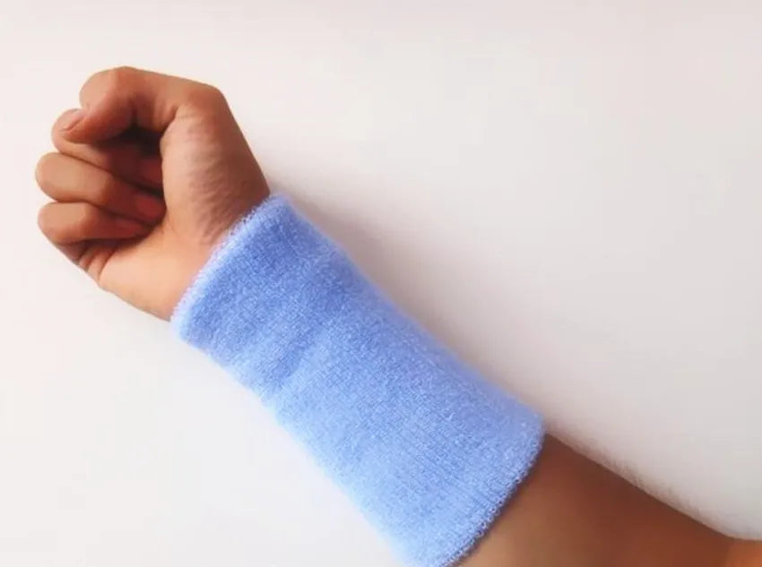 High Quality Sports Sweat Towel Wristband Cotton Elastic Bandage Hand Sport Wristband Gym Support Wrist Brace Wrap Carpal Tunnel