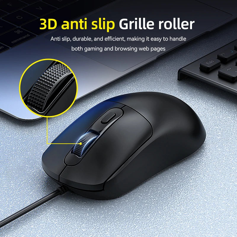 Hot Sale T-WOLF Personalized Mouse G580 Wired Office Mouse 4D Business Normal Mouse Mice for Laptop Desktop