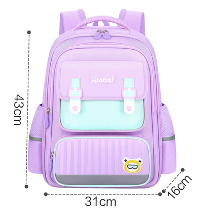 Fashion British Style School Bag Students 2-6 Years Old ridge protection Easy Storage Anti Water Backpack