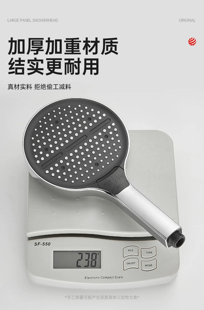 High Pressure 15cm Big Panel Shower Head 3 Modes Adjustable Showerheads with Hose Water Saving Spray Nozzle Bathroom Accessories