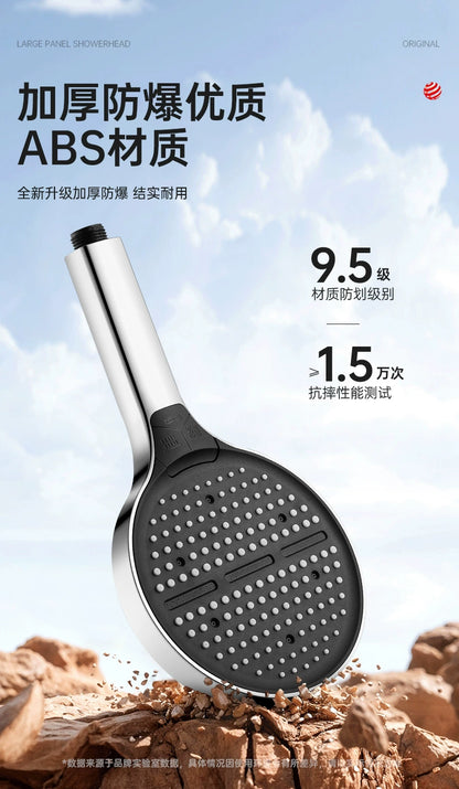 High Pressure 15cm Big Panel Shower Head 3 Modes Adjustable Showerheads with Hose Water Saving Spray Nozzle Bathroom Accessories