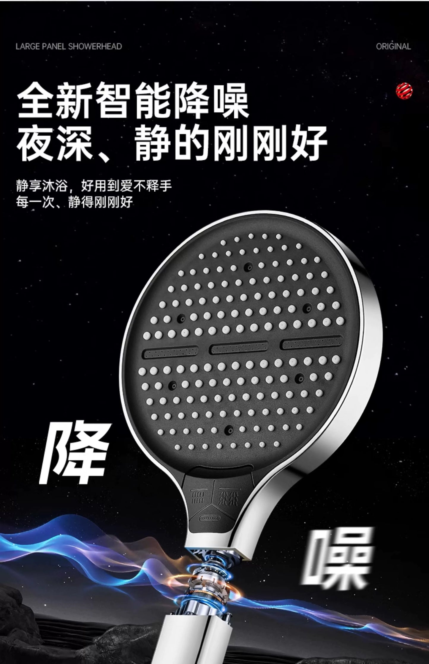 High Pressure 15cm Big Panel Shower Head 3 Modes Adjustable Showerheads with Hose Water Saving Spray Nozzle Bathroom Accessories