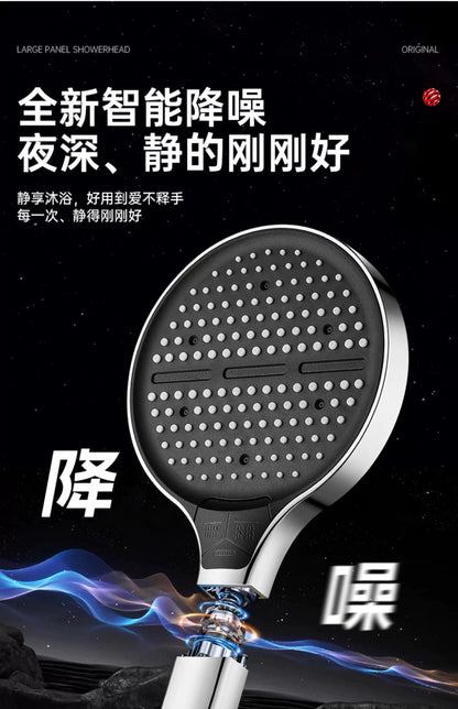 High Pressure 15cm Big Panel Shower Head 3 Modes Adjustable Showerheads with Hose Water Saving Spray Nozzle Bathroom Accessories