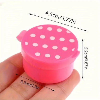 4Pcs Portable Mini Soy Sauce Bottles Lunch Box AccessoriesTravel-Sized Seasoning Containers for Picnic, Office, and Outdoor Use