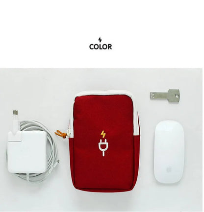 Travel Portable Charger Headphone Cable Digital Bag Storage Bag Travel Gadget Organizer Bag Electronics Accessories Storage Case