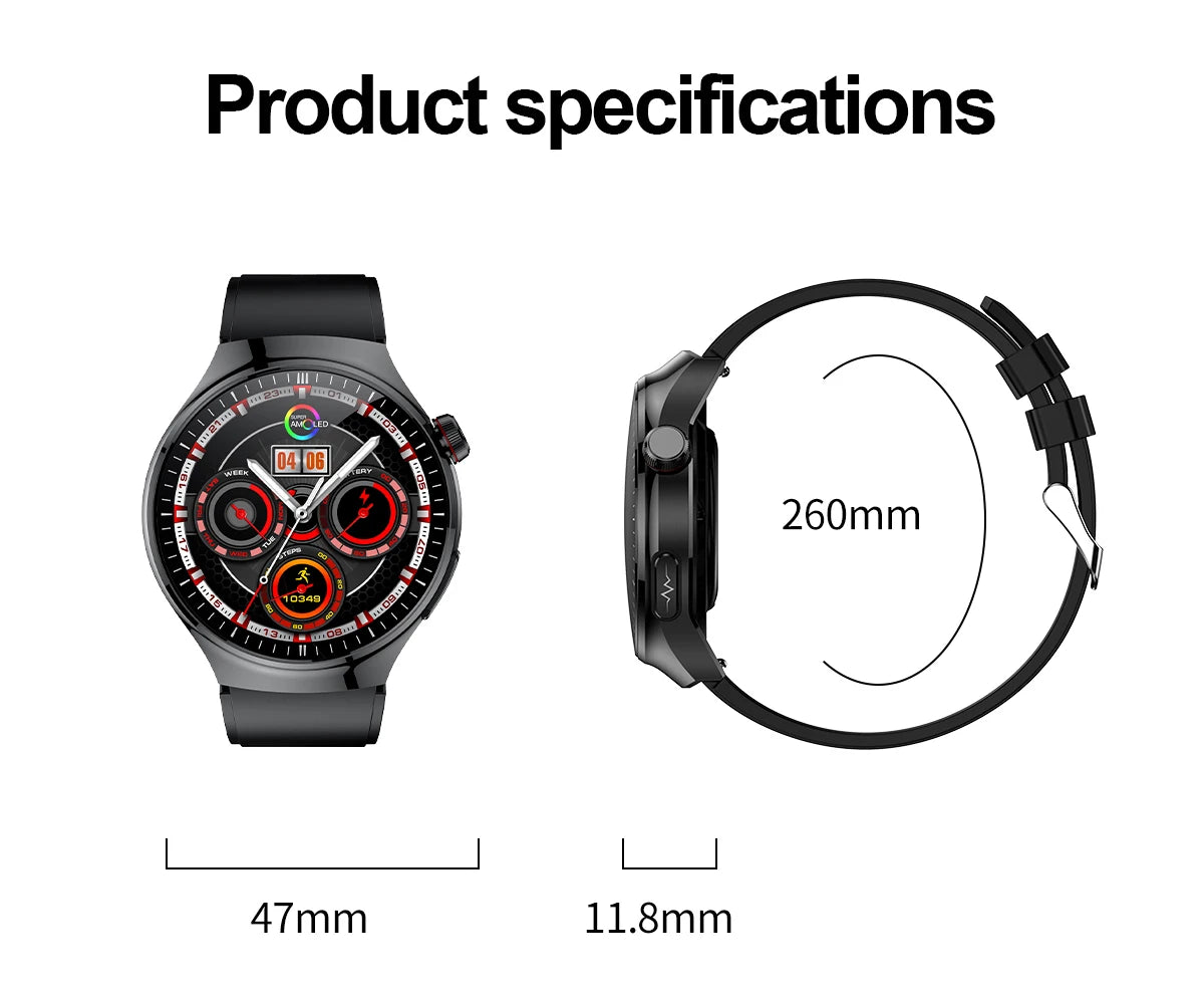 2025 For HUAWEI Precise ECG+PPG Uric acid HD Smart Watch Men Blood lipids Heart Rate Blood pressure Sport Call Health Smartwatch