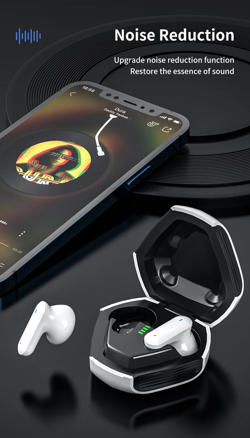 LY09 TWS Earphone Bluetooth 5.2 Wireless Headphone Noise Reduction in Ear Earbuds HIFI Touch Control Mic Call Sports Headset
