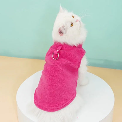 Soft Fleece Dog Clothes for Small Dogs Puppy Cats Vest Chihuahua Clothing French Bulldog Jacket Pug Coats Wholesale