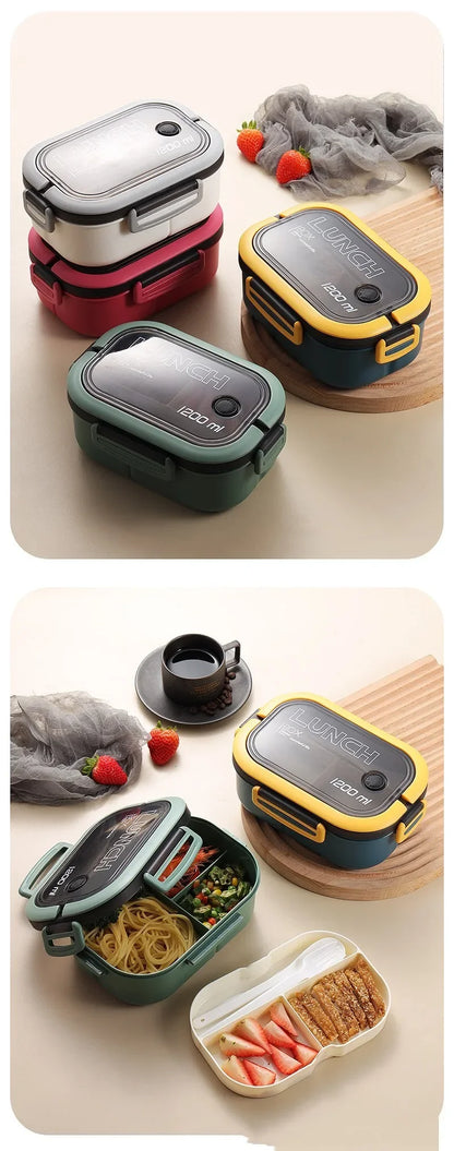 Cute Lunch Box For Kids Compartments Microwae Bento Lunchbox Children Kid School Outdoor Camping Picnic Food Container Portable