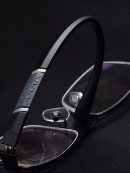 Reading Glasses Men Women High Quality Half-frame Diopter Glasses Business Male Presbyopic Eyeglasses +1.0 1.5 2.0 2.5 3.0 3.5 4