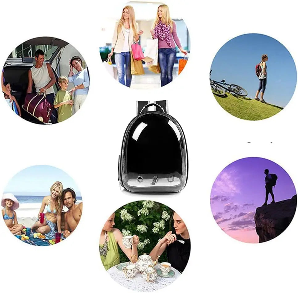 Cat Bag Breathable Clear Space Capsule Cat Backpack for Cat Portable Outdoor Travel Pet Shoulder Bag Pet Outgoing Backpack