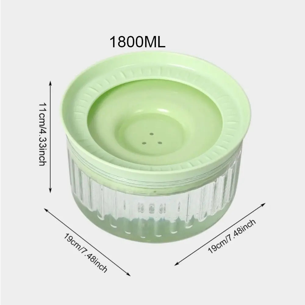 Large Capacity Pet Water Bowl Anti Splash Anti-tipping Pet Drinking Bowl Anti Wetting Mouth Detachable Automatic Dog Bowl