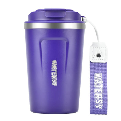 380ML Coffee Cup Stainless Steel Thermal Mug Double Wall Vacuum Insulated Water Bottle Office Home Portable Travel Car Mug