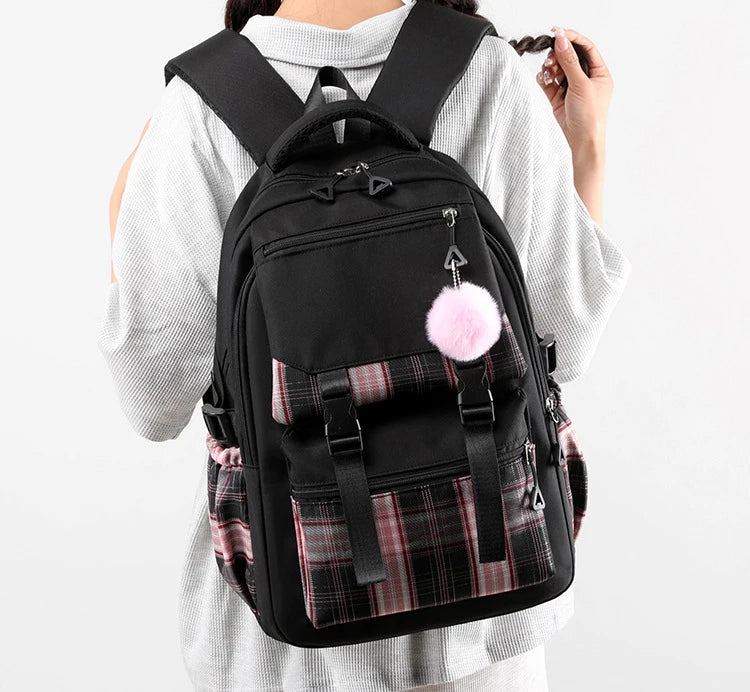 Cute Axolotl Backpack Print Backpacks Girls School Bag for Teenager Laptop Backpack
