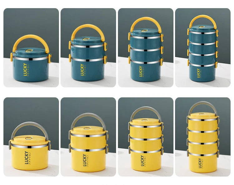 Portable Lunch Box Thermo Insulation Bento Thermos Containers Bento Bag Food Warmer for Kids Food Containers