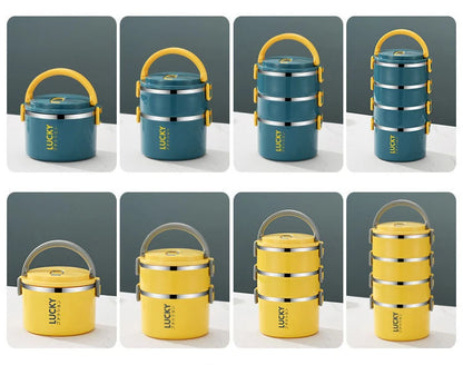 Portable Lunch Box Thermo Insulation Bento Thermos Containers Bento Bag Food Warmer for Kids Food Containers