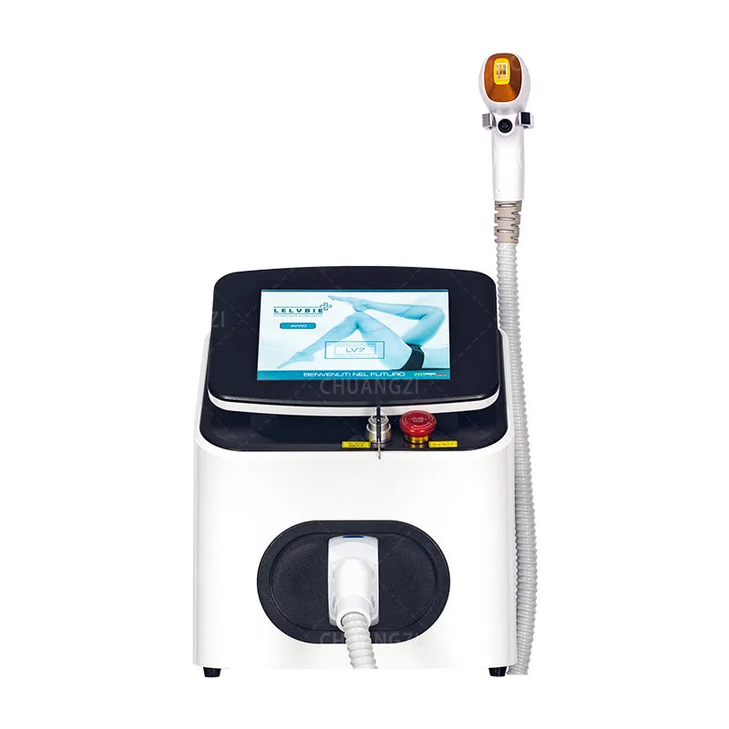 Diode Laser Hair Removal Machine Depiladora Laser 808NM 755NM 1064NM Tender Skin Safe Painless Permanent Depilation High Power