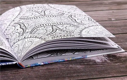 Mandala Painting Adult Stress Reduction Therapy Psychological Decompression Coloring Book Graffiti Painting Hardcover Art Book