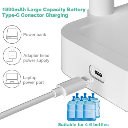 Water Gallon Pump Portable Electric Water Dispenser for Household Camping Smart  Automatic Drinking Water Bottle Gallon Pump