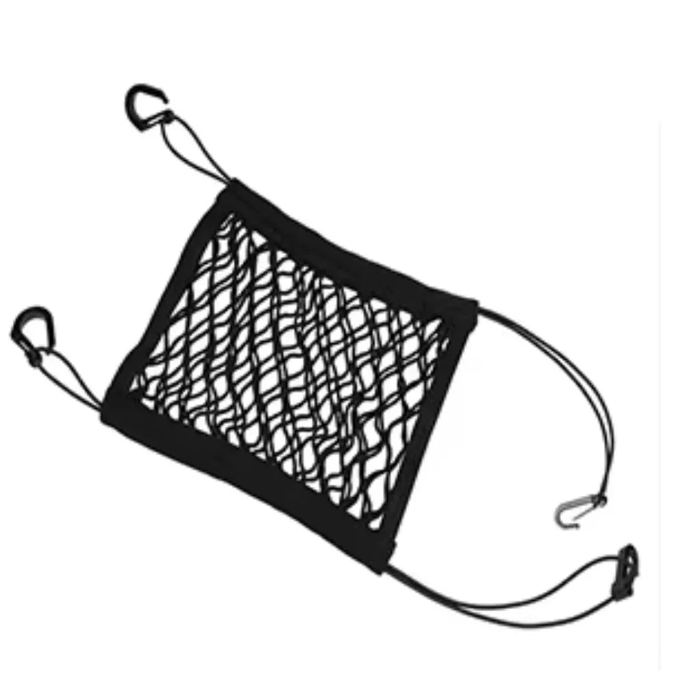 Pet Car Barrier Dog Car Barrier with Automatic Safety Mesh Storage Bag Pet Barrier Guard Back Seat Safety Protector Mesh Net