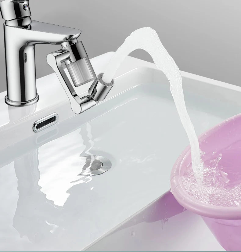 New Kitchen Faucet Extender with Filter 2 Modes Metal Universal Swivel Bubbler Nozzle 1440° Rotate Filtered Faucet Extension