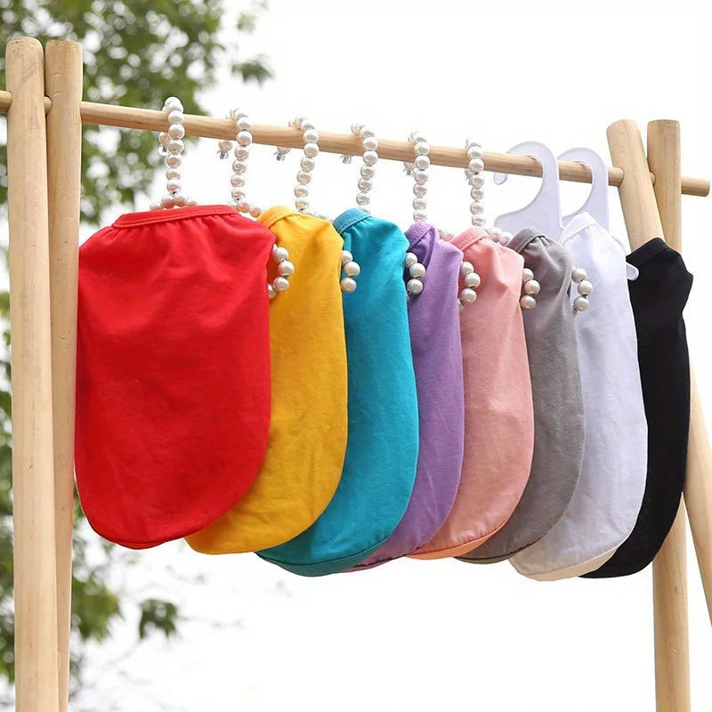 1pc Cotton Dog Vest, Pet Clothes For Golden Retriever, Samoyed, Labrador - Comfort Fit For Small To Large Breeds, Teddy Cotton
