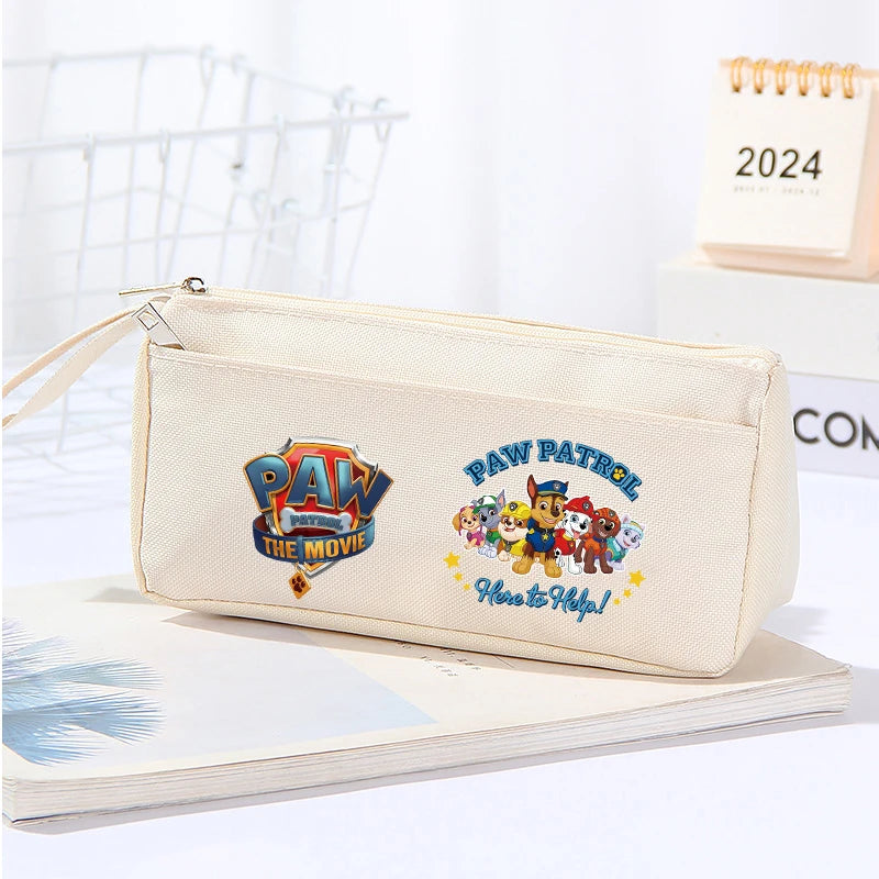 Paw Patrol Girl Boy Pencil Case Pen Bag Large Capacity Korean Organizer Pouch Student Back To School Supplies Stationery Gift