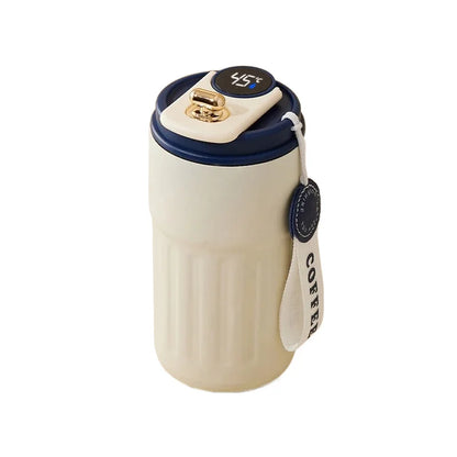 450ml Thermal Mug Thermos Bottle Smart Display Temperature  Stainless Steel Vacuum Cup Office Coffee Cup Business Portable