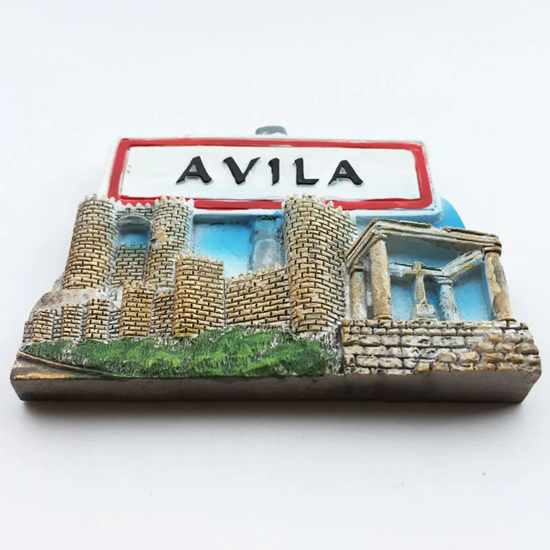 Europe Spain 3D Refrigerator Magnet Tourist Souvenirs Stickers,Home & Kitchen Decoration Fridge Magnet Message Sticker