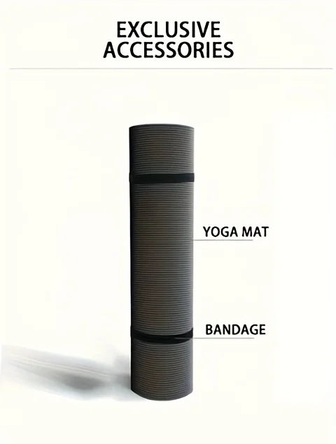 15/20mm Thick NBR Yoga Mat Moisture-proof Outdoor Non-Slip Durable Camping Picnic Mat 200x80cm Exercise Gym Fitness Workout